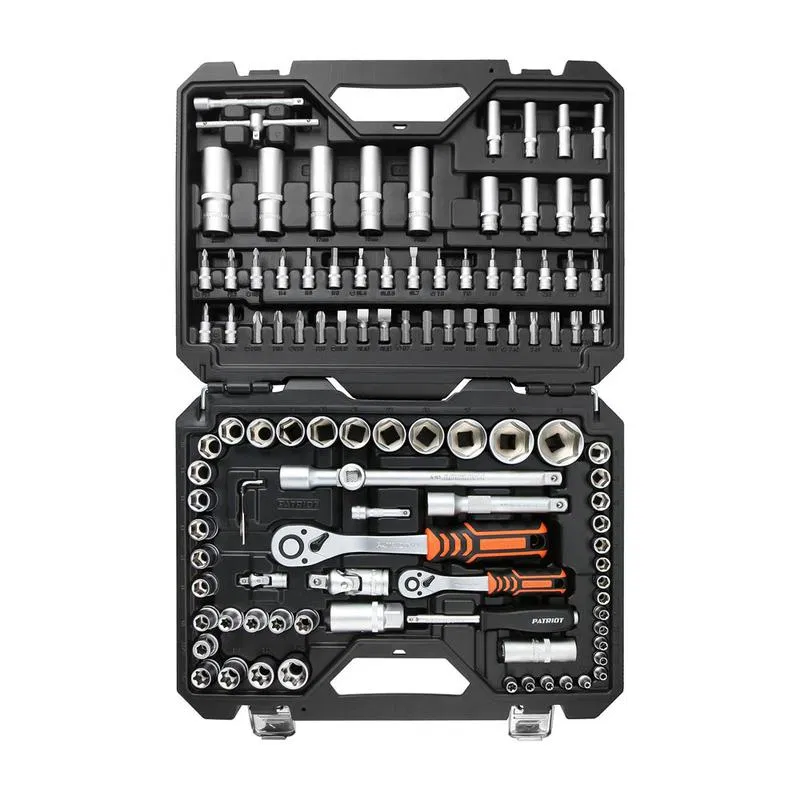 Набор автоинструмента SSP-108 "Посейдон" 1/2+1/4 DR (108 пр.) Cr-V PATRIOT 350004508