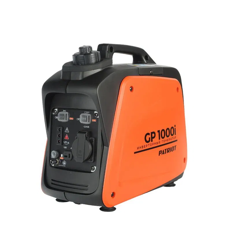 Бензогенератор инверторный GP 1000i 0.7/0.9кВт уровень шума 58 dB 8.5кг PATRIOT 474101025