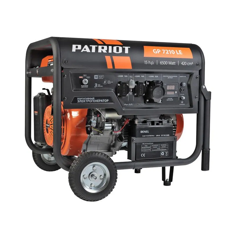 Бензогенератор GP 7210 LE PATRIOT 474101588