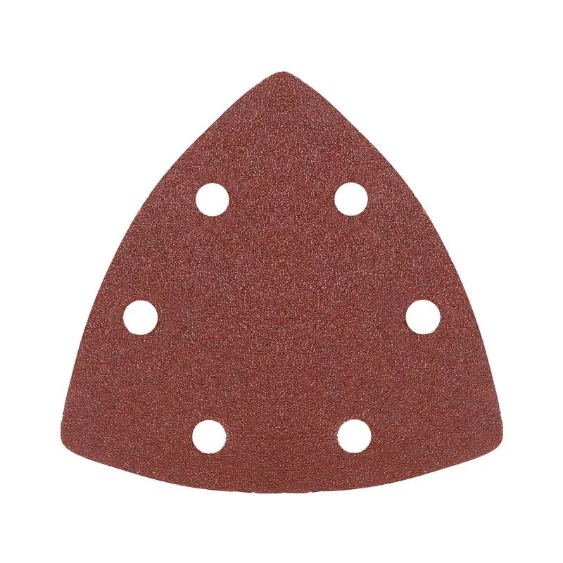 背胶砂轮三角形 80x80x80mm P100 6孔 (5个/包) PATRIOT 820010303