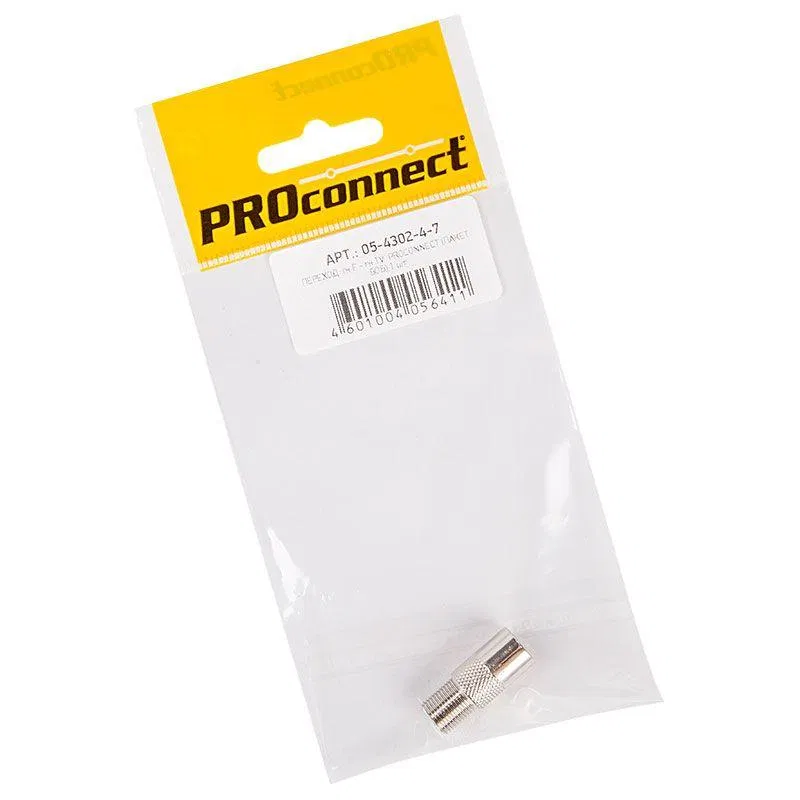 Adapter F socket to TV plug (indiv. pack.) PROCONNECT 05-4303-4-7
