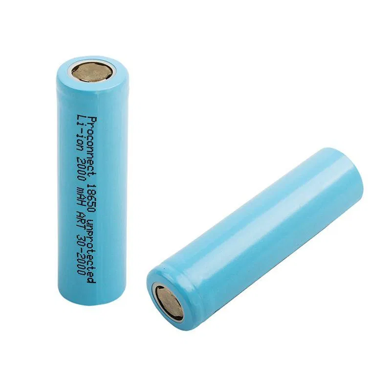Li-ion 18650 battery 2000mAh unprotected (ind. pack.) PROCONNECT 30-2000-01