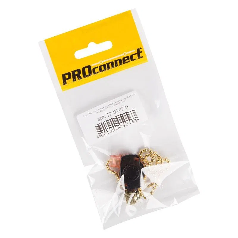 吊链式壁灯开关 270mm (пакет Боб) 金色 Proconnect 32-0102-9