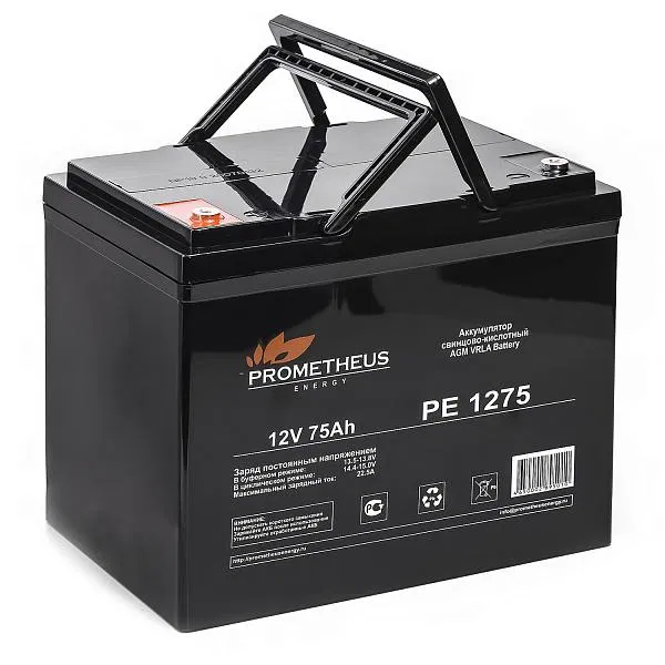 Аккумулятор 12В 75А.ч PE1275 Prometheus Energy НФ-00007534