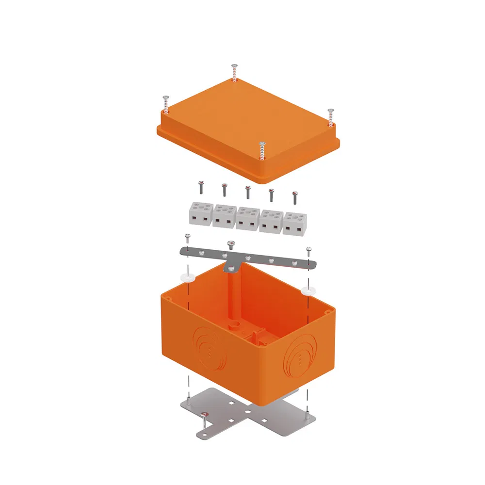 耐火接线盒用于 o/p 40-0351-FR2.5-10 E15-E120 RAL2003 150х110х90 (6 шт/кор) Промрукав