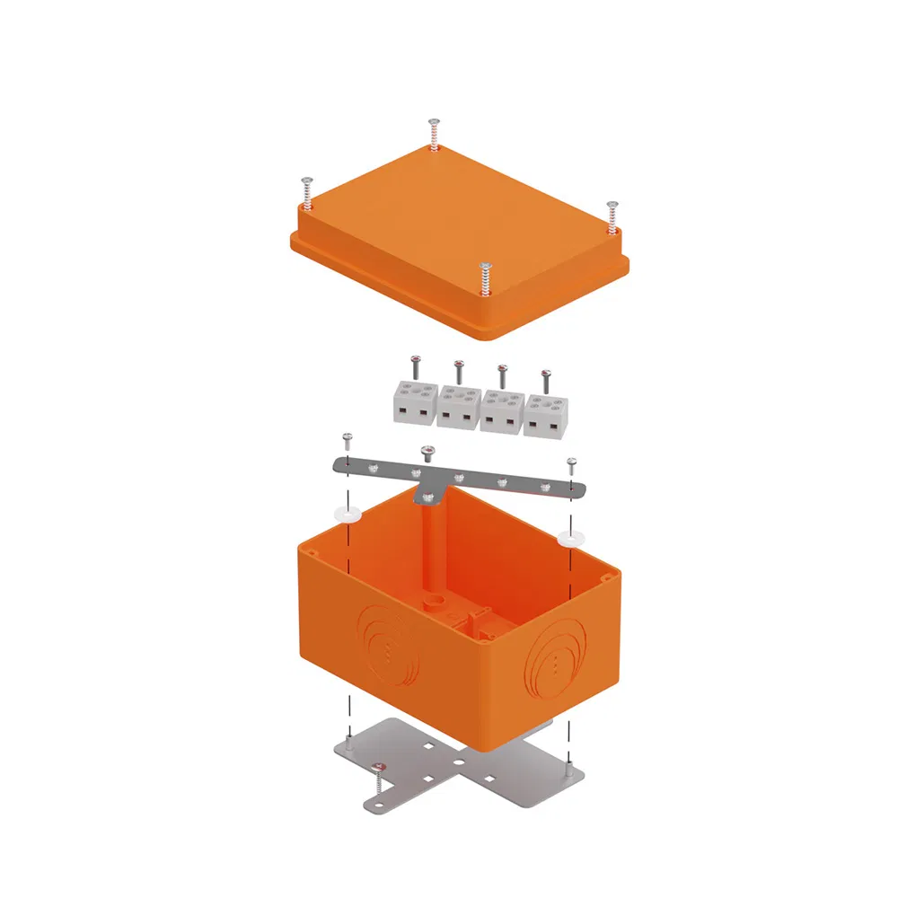 Fire-resistant box for o/p 40-0351-FR2.5-8 E15-E120 RAL2003 150x110x90 (6 pcs/box) Promrukav