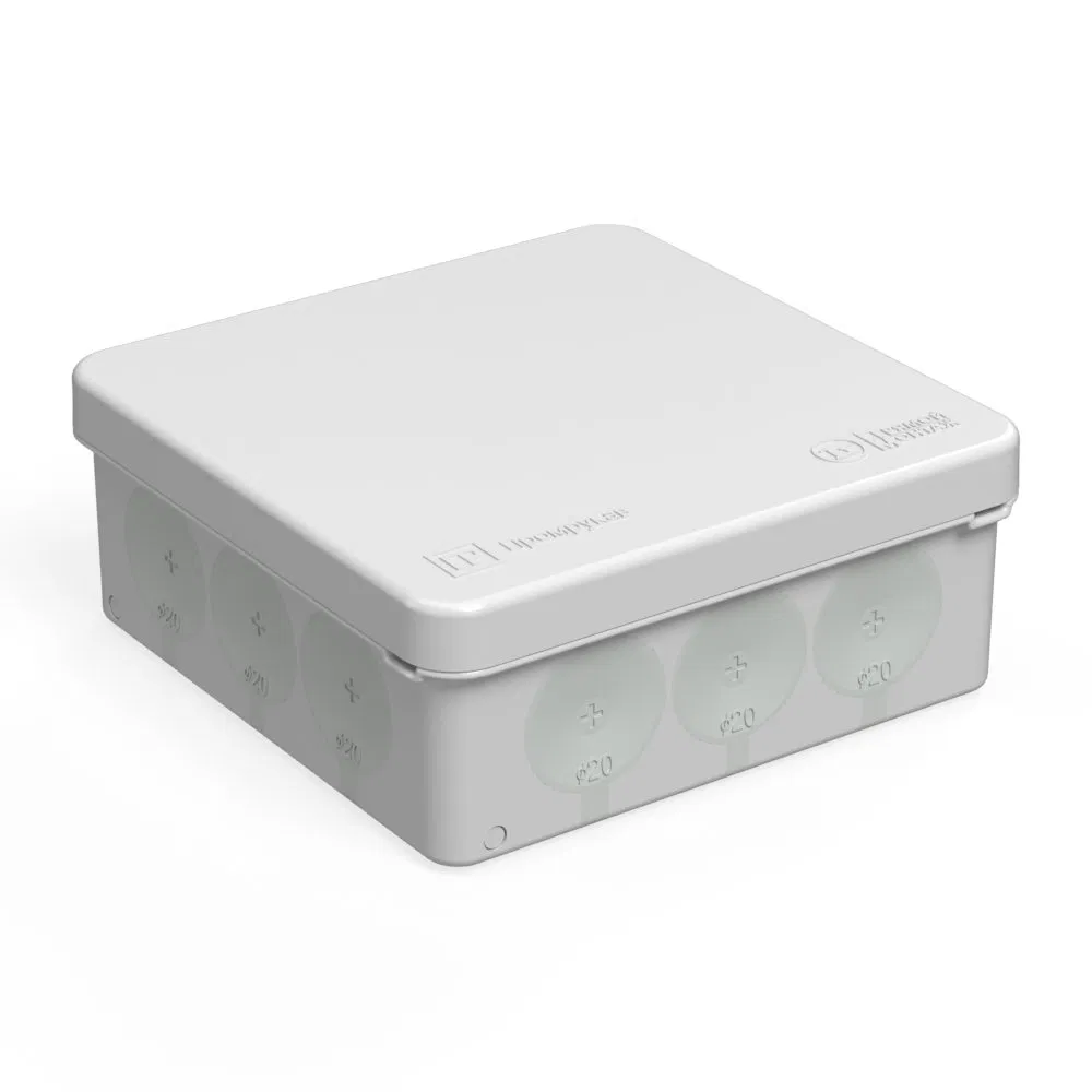 Distribution box 60-0303m for direct mounting two-component halogen-free (HF) 100x100x40 (8pcs/pack) Промрукав