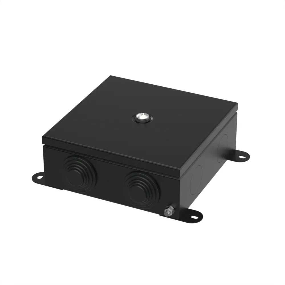 Коробка металлическая черная 150х150х60 (6 шт/кор) Промрукав 70-0380-9005
