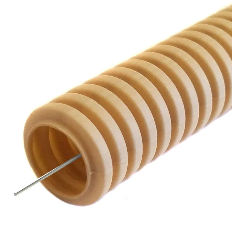 Corrugated PP lightweight pipe d20mm 350 N non-flammable (NG) UV resistant pine with pulling wire (pack 50m) Promrukav PR02.01188