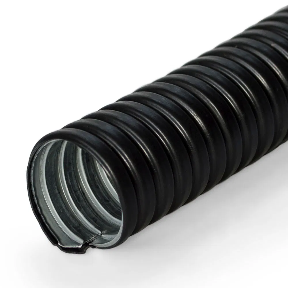 PVC insulated flexible metal conduit Р3-ЦП-НГ-LS-08 (100m/pk) Promrukav PR04.01073