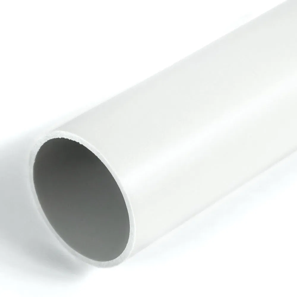 Rigid PVC pipe 2-meter light white d50 mm (20m/pack) Promrukav