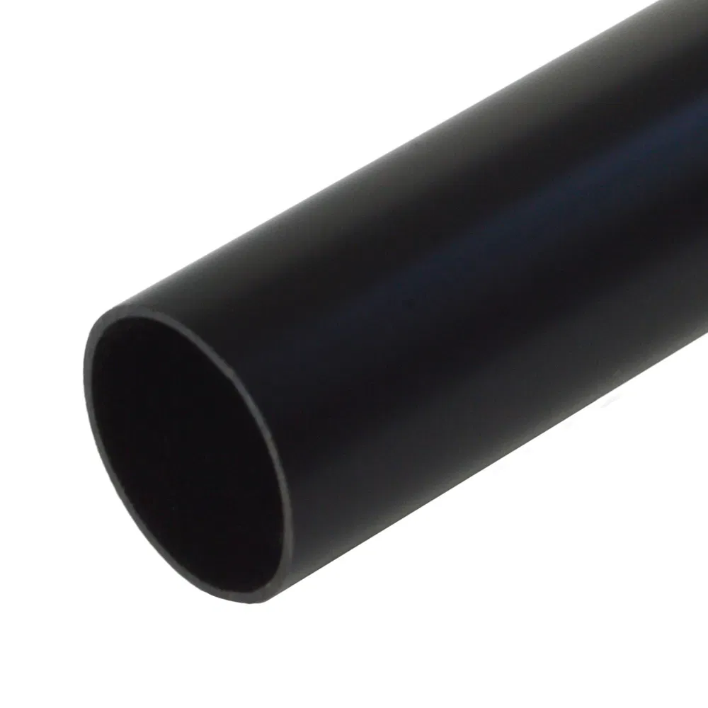 Rigid PVC pipe 2-meter light black d25 mm (80m/pack) Promrukav