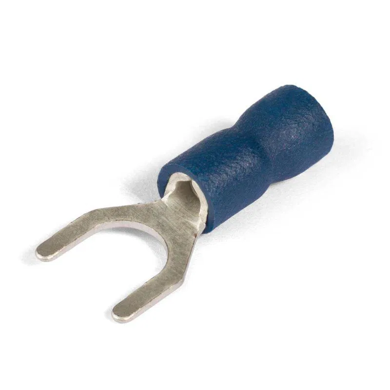 Insulated fork terminal NVI 2.5–5 with PVC sleeve (pack 100pcs) Promrukav PR08.10397