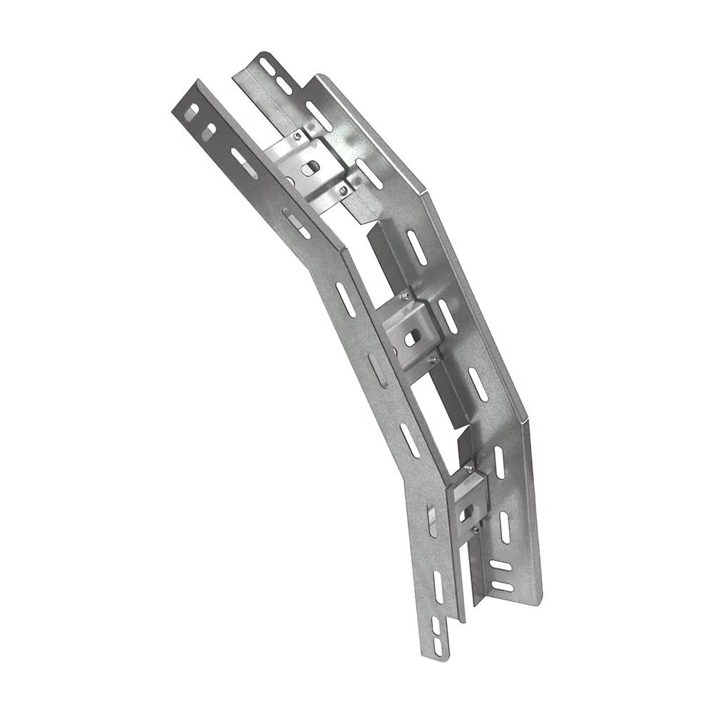 45度外转垂直楼梯弯头 300x80 HDZ (1.2 mm) Промрукав PR08.11945