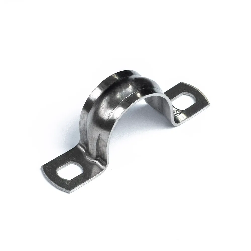 Скоба металлическая двухлапковая СМД(INOX) d19-20 мм (20шт/1000шт уп/кор) Промрукав PR08.20743