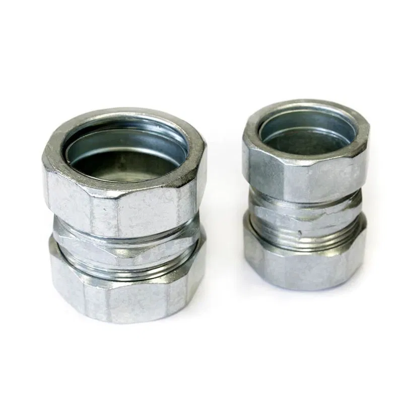 Collet adapter (pipe-to-pipe) made of galv. steel d25mm IP43 (pkg. 4pcs) Promrukav PR08.23873