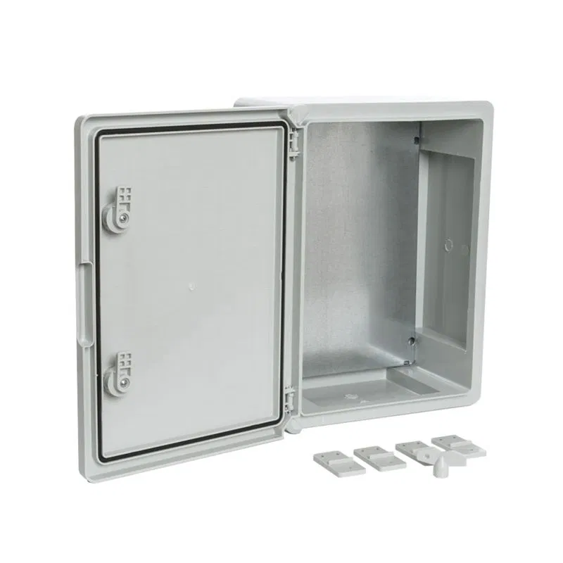 Корпус ЩМП 400х300х170 IP65 сер. дверь с монтажн. панелью пластик. Промрукав PR08.26482