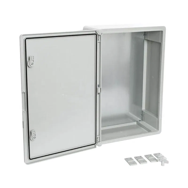Корпус ЩМП 600х400х200 IP65 сер. дверь с монтажн. панелью пластик. Промрукав PR08.26486