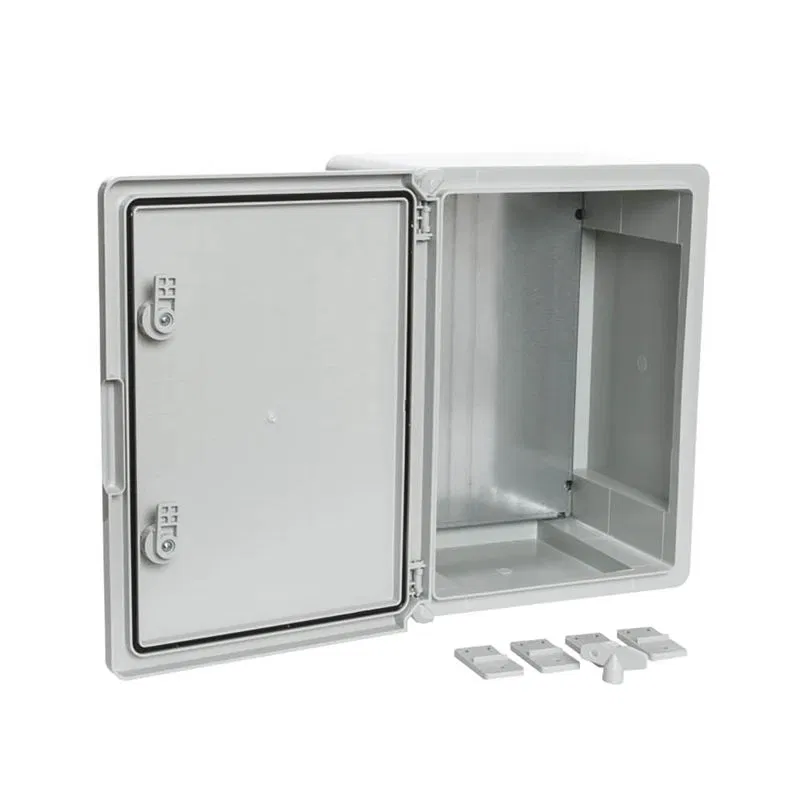 Корпус ЩМП 400х300х220 IP65 сер. дверь с монтажн. панелью пластик. Промрукав PR08.26511