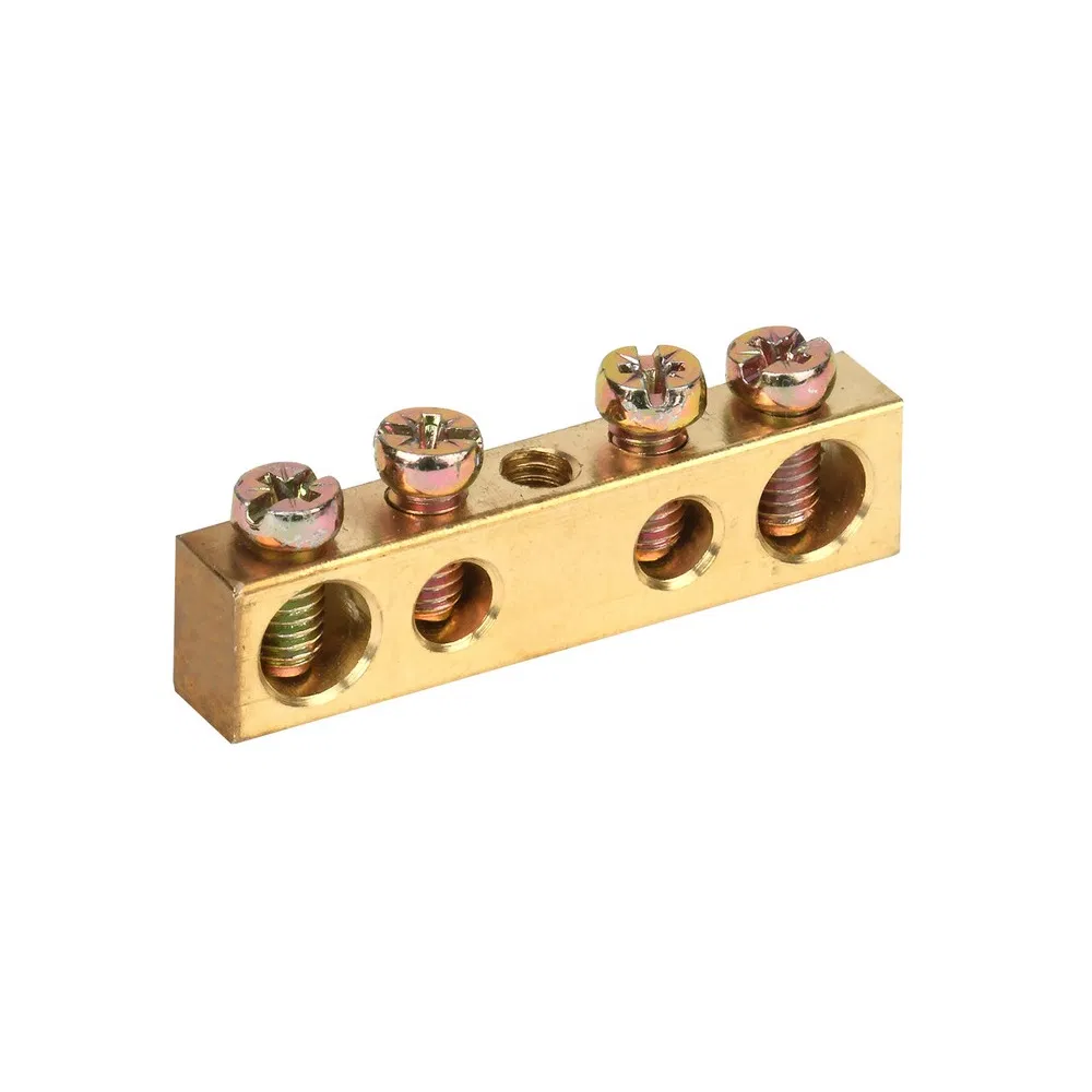 Busbar "N" zero 6x9mm 4/1 (4 groups/center fastening) (10 pcs/pack) Promrukav PR08.28862