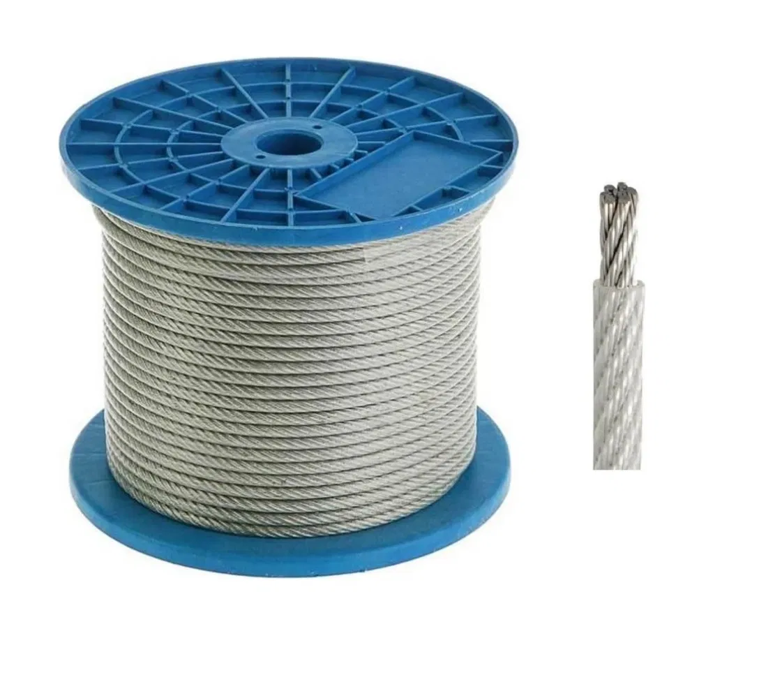 PVC包覆钢丝绳 DIN 3055 3 mm (2/3) (200 m/уп) Промрукав PR08.29470