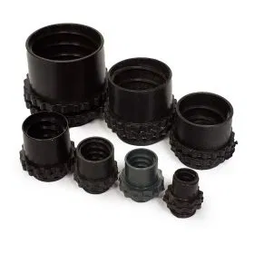 进线套筒 МВП-20 d20mm 3/4inch 用于塑料金属软管 黑色 Промрукав PR08.3010