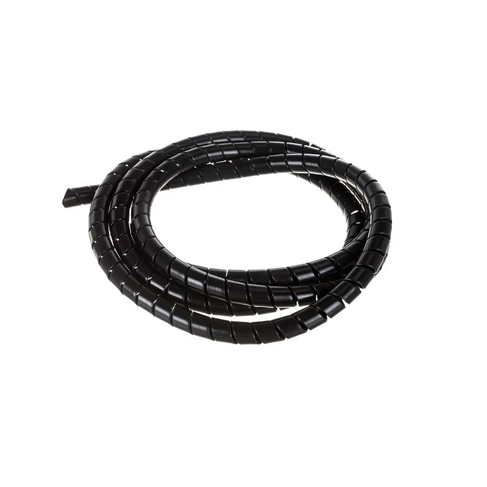 耐热塑料保护螺旋管 25 mm (25 m/包) 黑色 Промрукав PR08.32543