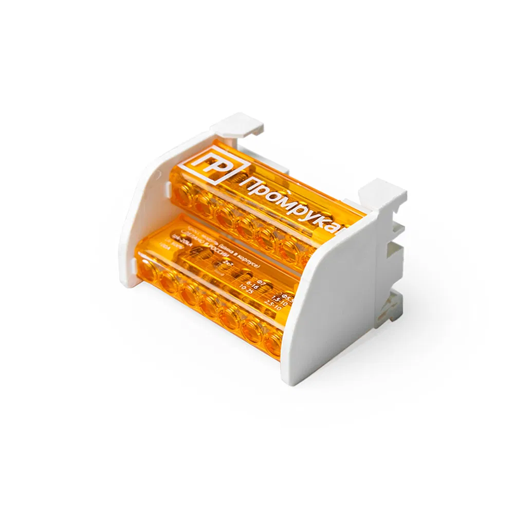 DIN rail busbar in housing (cross-module) 2x7 Promrukav PR08.32829