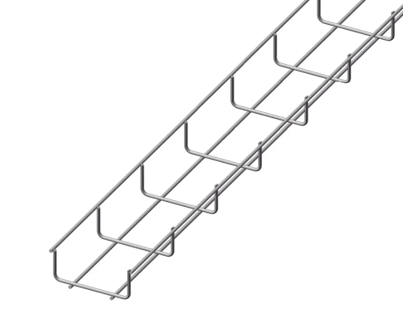 Лоток проволочный 60х30х3000 INOX (AISI 304) (3 м/уп) Промрукав PR08.33000
