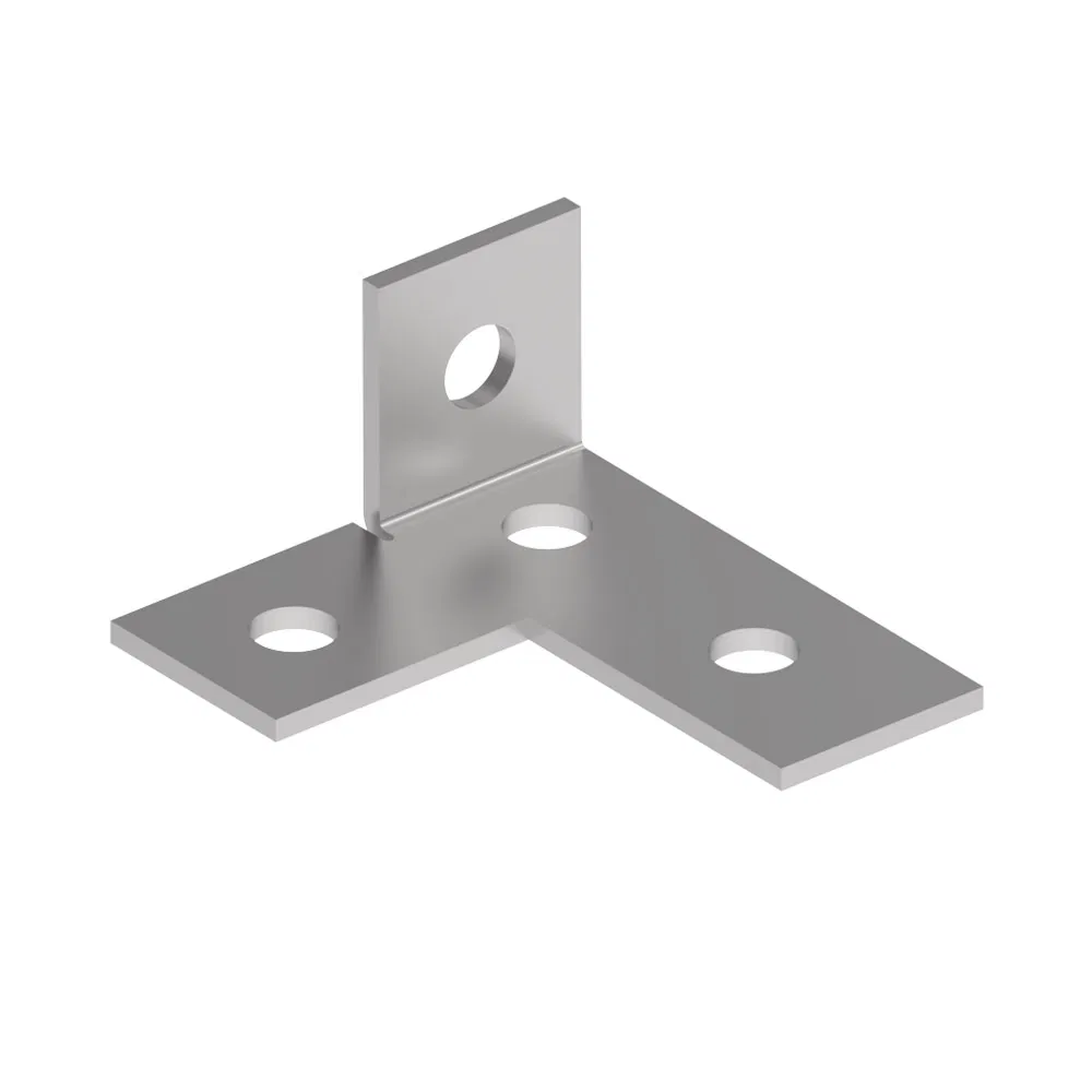 T-shaped plate 90° right 4 holes Promrukav PR08.33146