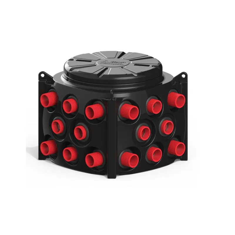 Plastic manhole KN-1000 H1000 with cover d780mm Promrukav PR08.33175