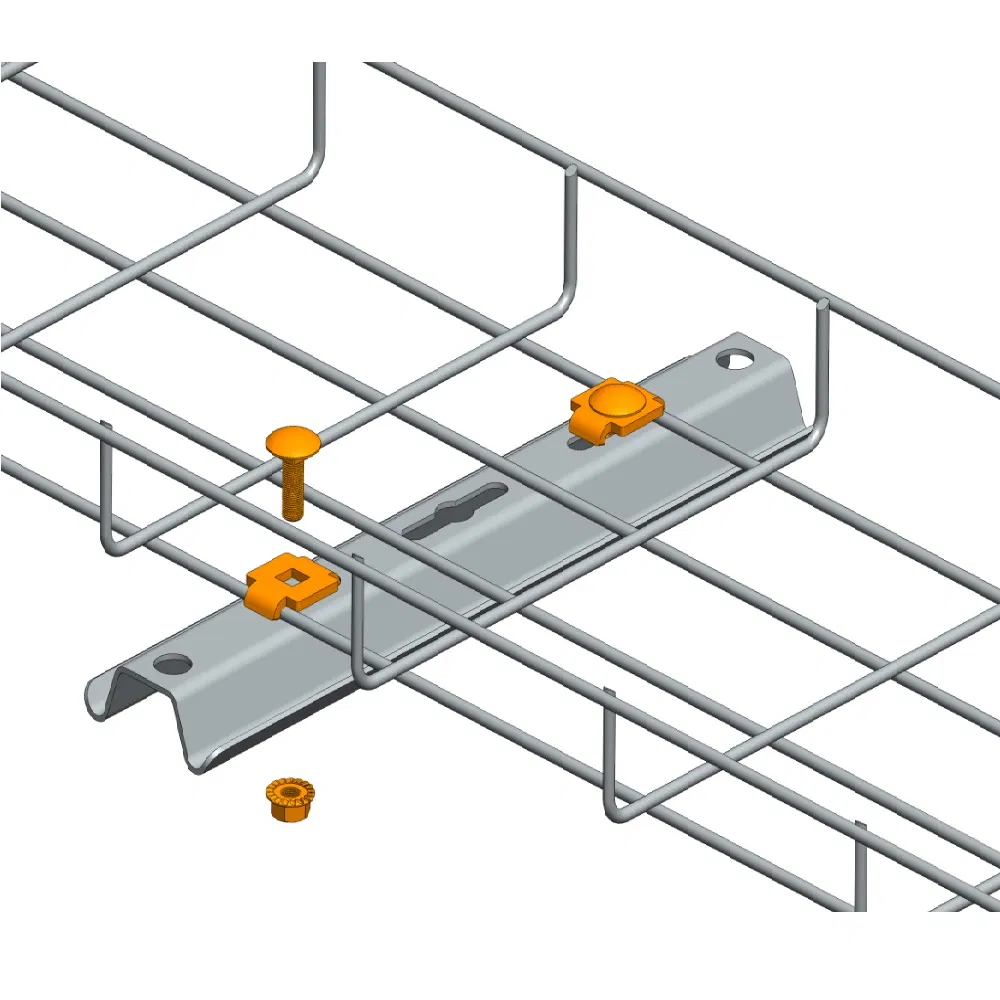 Wire tray fastening kit for INOX suspension system elements (50 pcs/pack) Promrukav PR08.35305