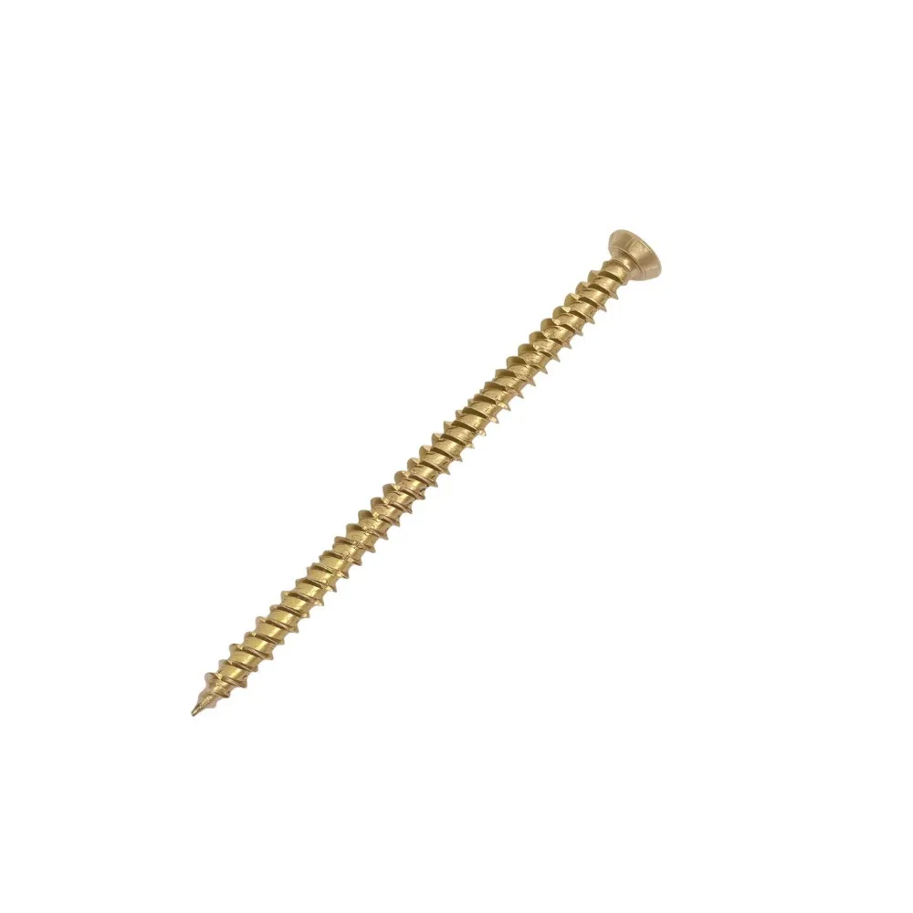 Concrete screw, countersunk head, nail, yellow zinc 7.5x202 (1000 pcs/pack) Promrukav PR08.39174