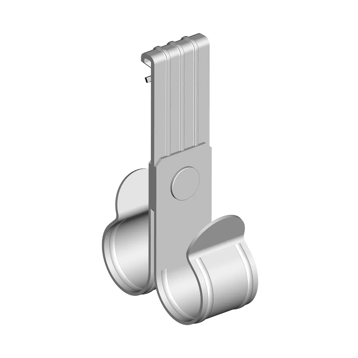 Vertical beam clamp 1-5 mm for 20 mm pipe double Promrukav