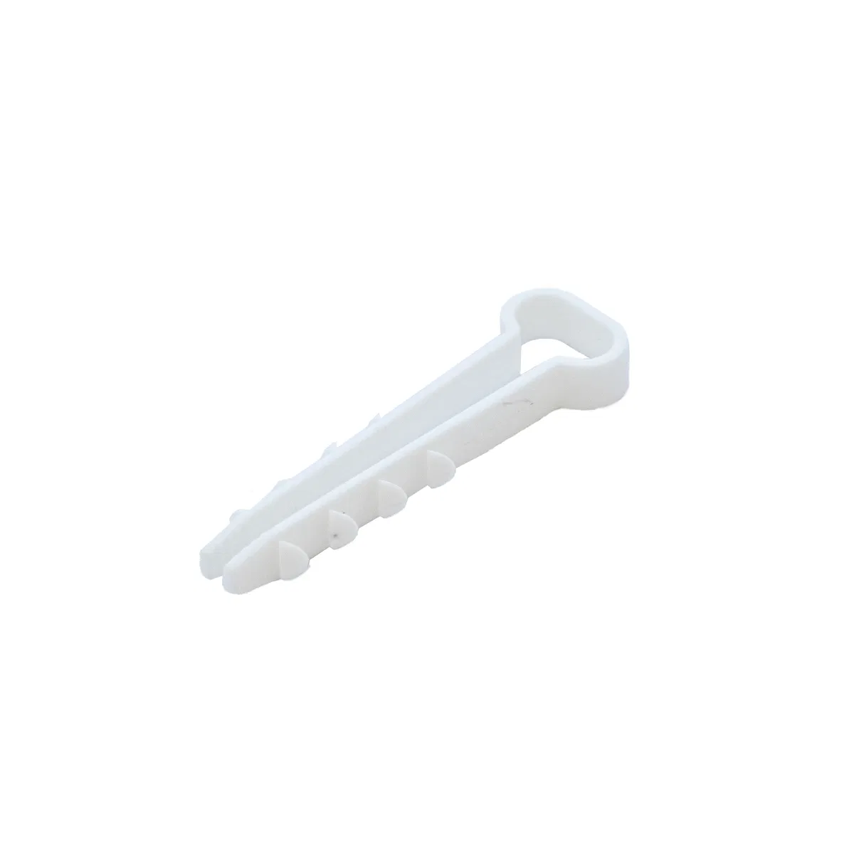 Flat cable dowel-clamp 5-8 mm white (10pcs) Promrukav