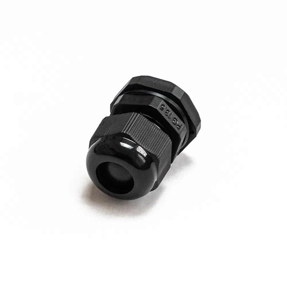 Cable gland PG 13.5 (IP68) hole d 6-12 mm black (3 pcs/pack) Промрукав