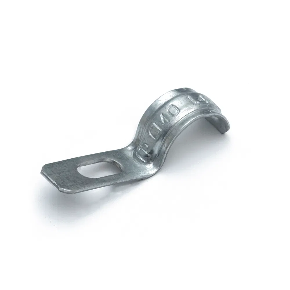 Single-leg reinforced fire-resistant metal clip СМОУ d14-15 mm (100pcs/2000pcs pkg/box) Промрукав PR13.02399