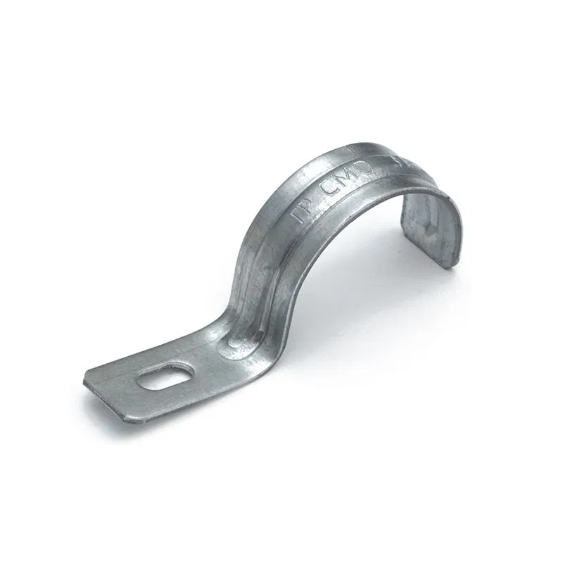 Single-leg reinforced fire-resistant mounting clip SMOU d31-32mm metal (pkg. 50pcs) Promrukav PR13.02404