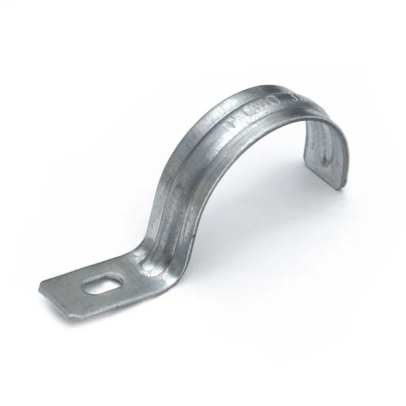 Single-leg reinforced fire-resistant mounting clip SMOU d38-40mm metal (pkg. 50pcs) Promrukav PR13.02405