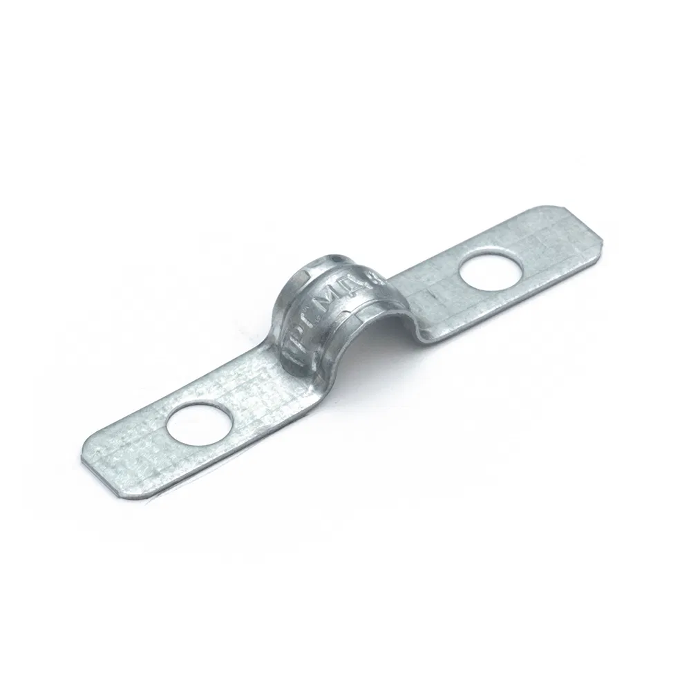 Reinforced two-leg fire-resistant metal clip SMDU d8-9 mm opening d 6.5 mm (100pcs/2400pcs pack/box) Promrukav PR13.02432