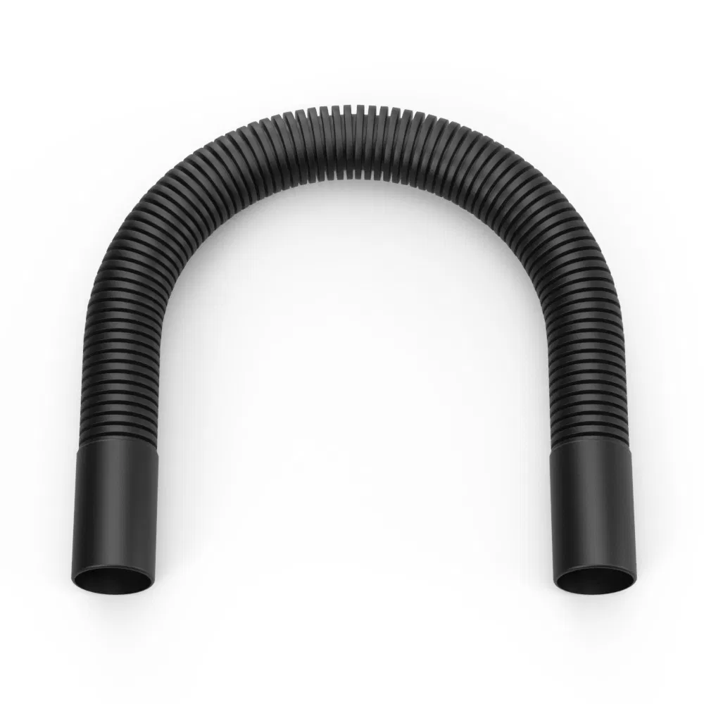 Universal corrugated flexible bend black d32 mm (15pcs/75pcs pack/box) Promrukav PR13.02895
