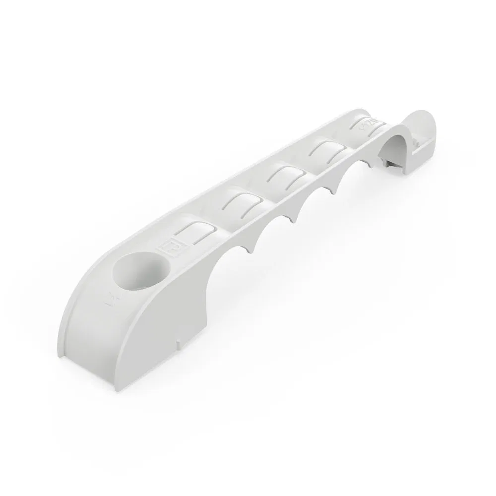 Pipe holder d20mm for direct mounting one-sided 5-place ser. (pkg. 20pcs) Promrukav PR13.03281