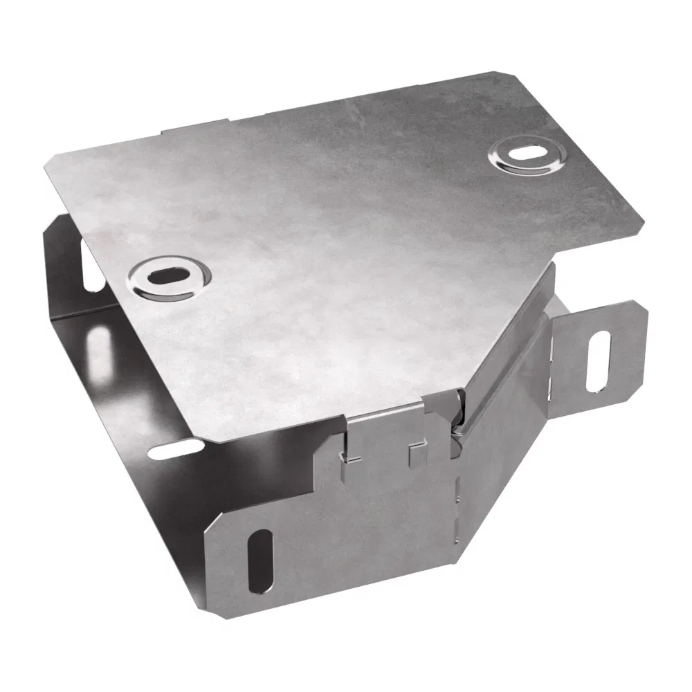 Left adapter with cover Standard 150x100x50 Promrukav