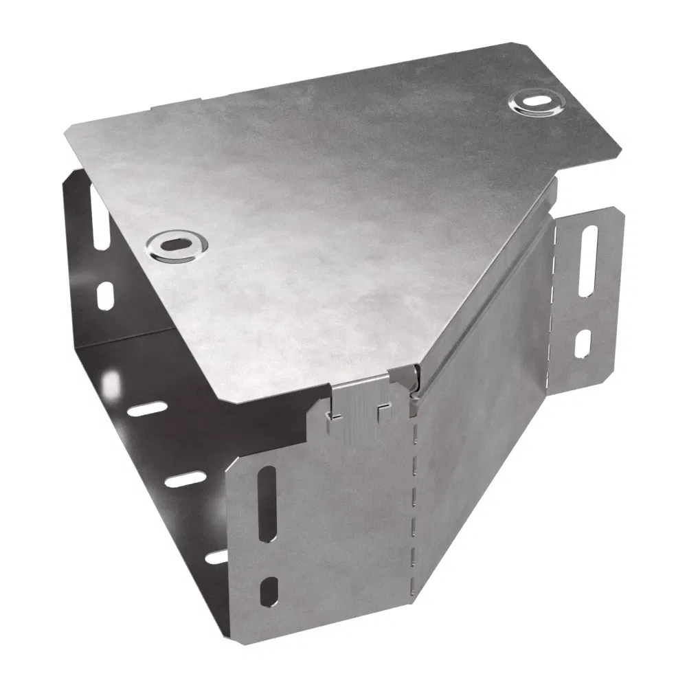 Left adapter with cover Standard 200x100x100 Promrukav