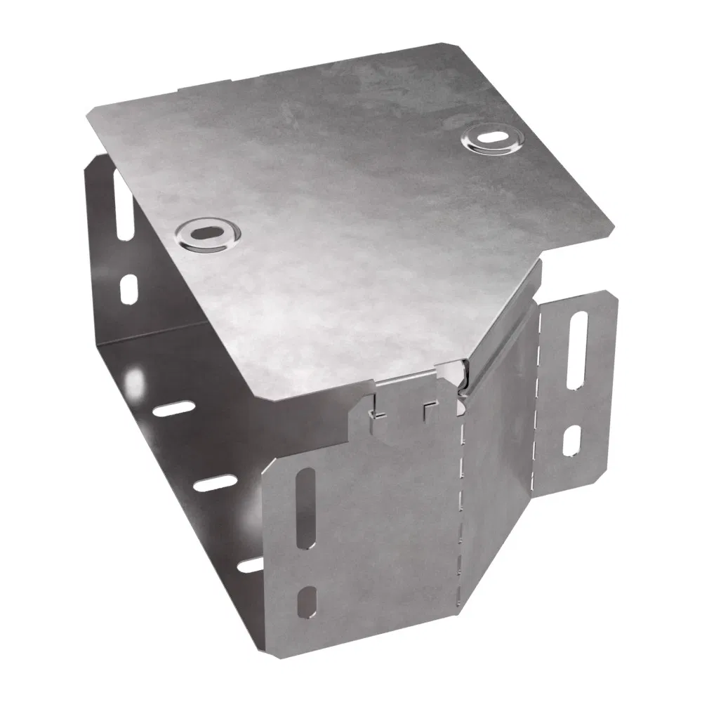 Left adapter with cover Standard 200x150x100 Promrukav