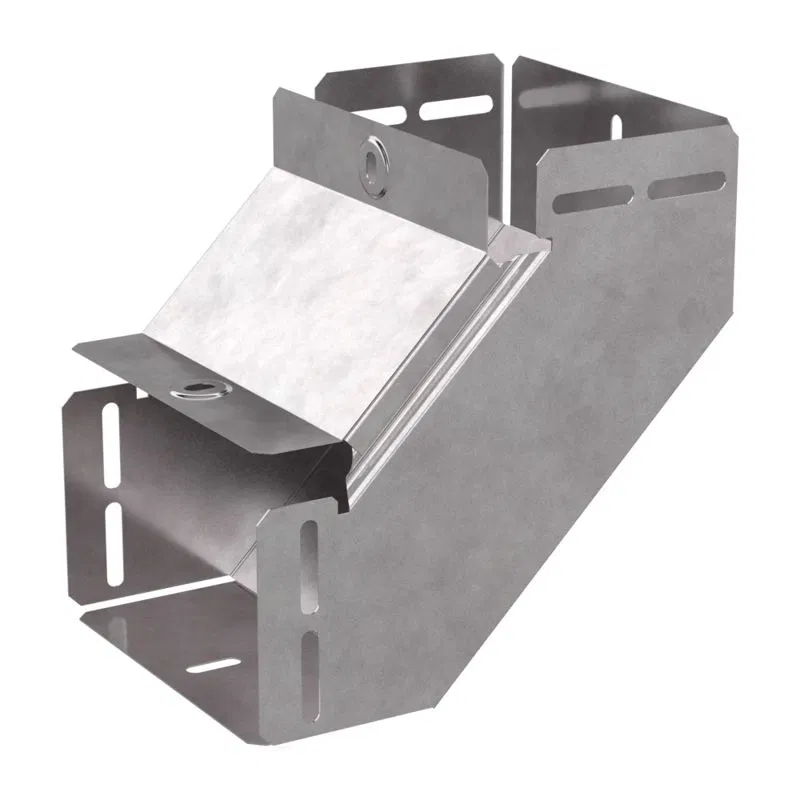 Vertical inner corner 90deg. 150x100 0.7mm Standard with cover Promrukav PR16.0529