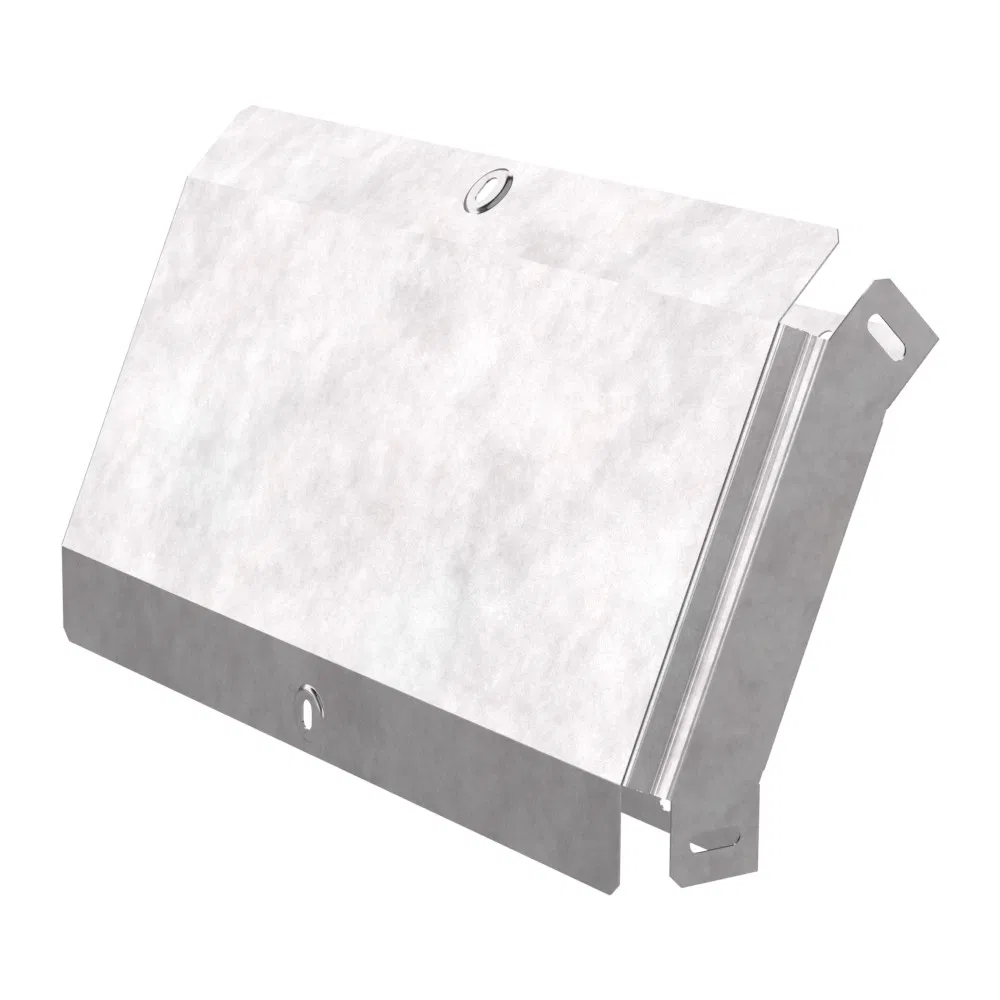 Vertical external corner 45 degrees with cover Standard 500x50 Promrukav