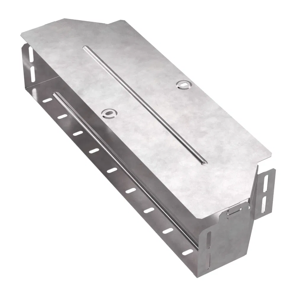Symmetrical adapter with cover Standard 500x400x100 Promrukav