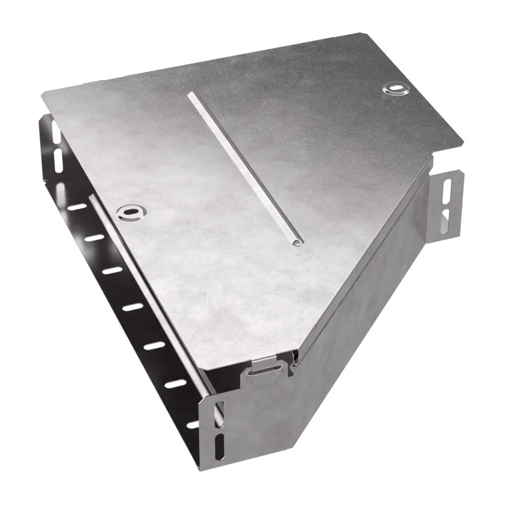 Left adapter with cover Standard 400x200x80 Promrukav