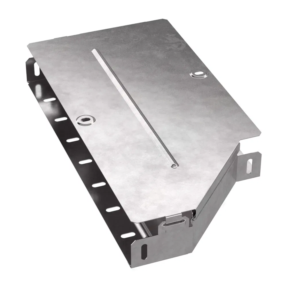 Left adapter with cover Standard 400x300x50 Promrukav